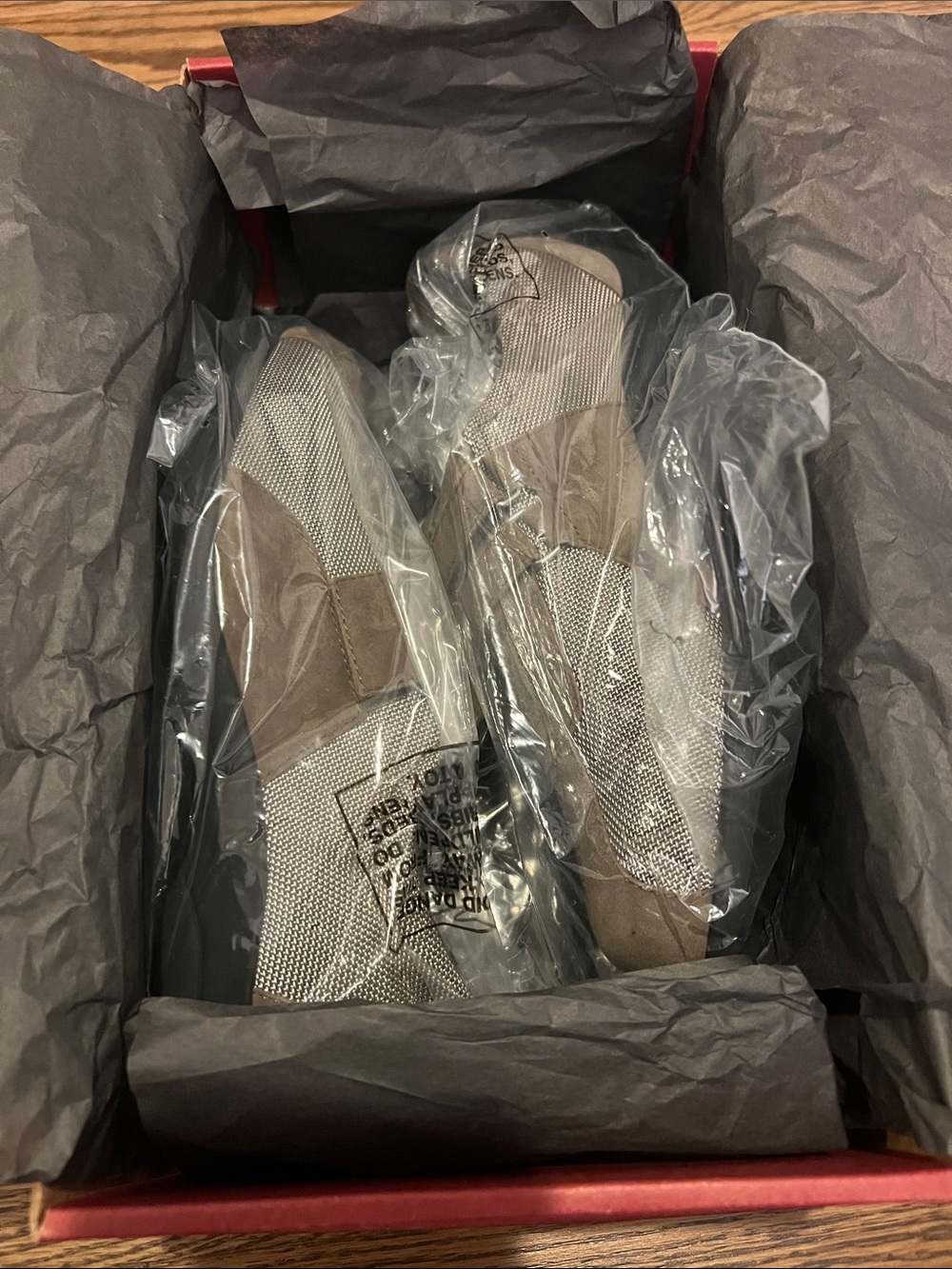 Munro Khaki Fabric/Suede Shoes - Khaki